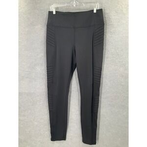 Athleta Delancey Motto Tights Women's Size L‎ Black High Rise Athletic Leggings
